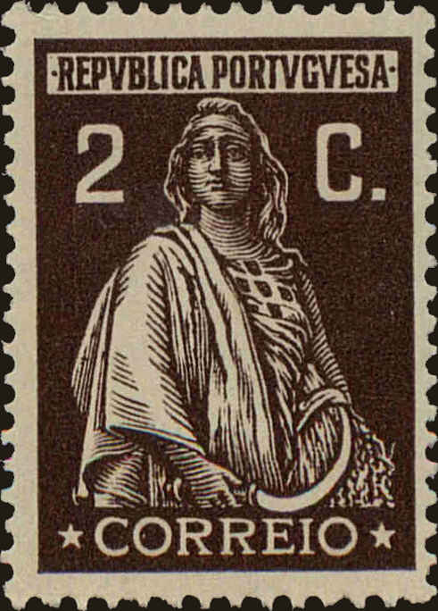Front view of Portugal 398 collectors stamp