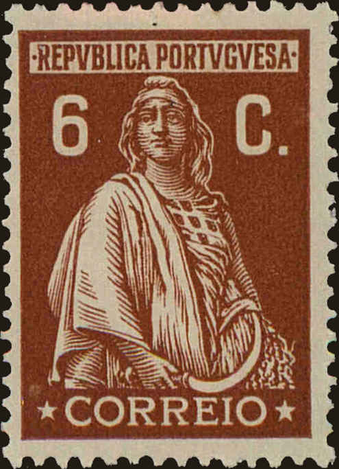 Front view of Portugal 402 collectors stamp