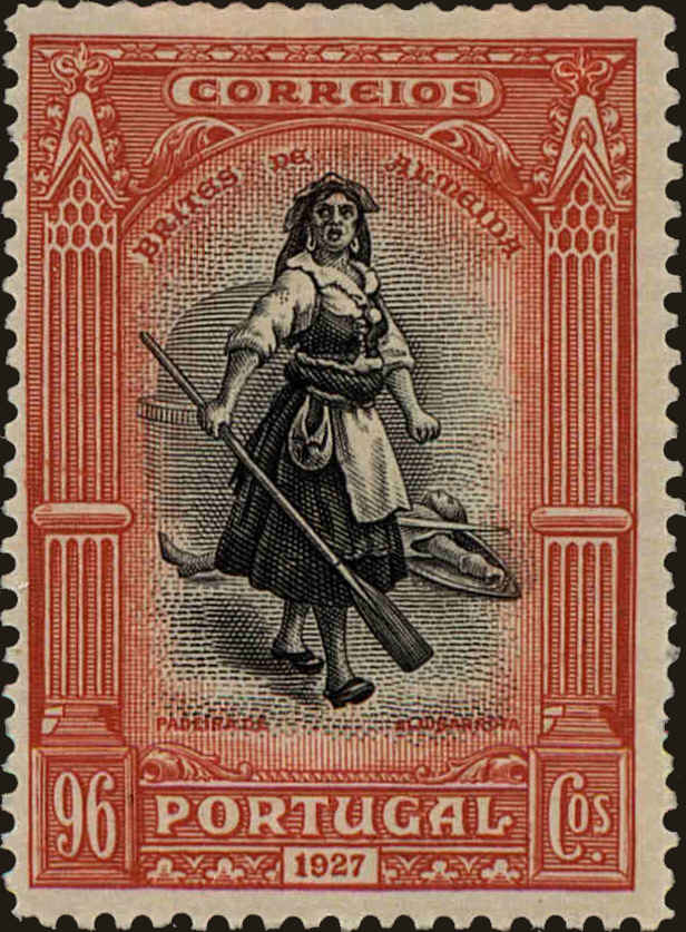 Front view of Portugal 434 collectors stamp