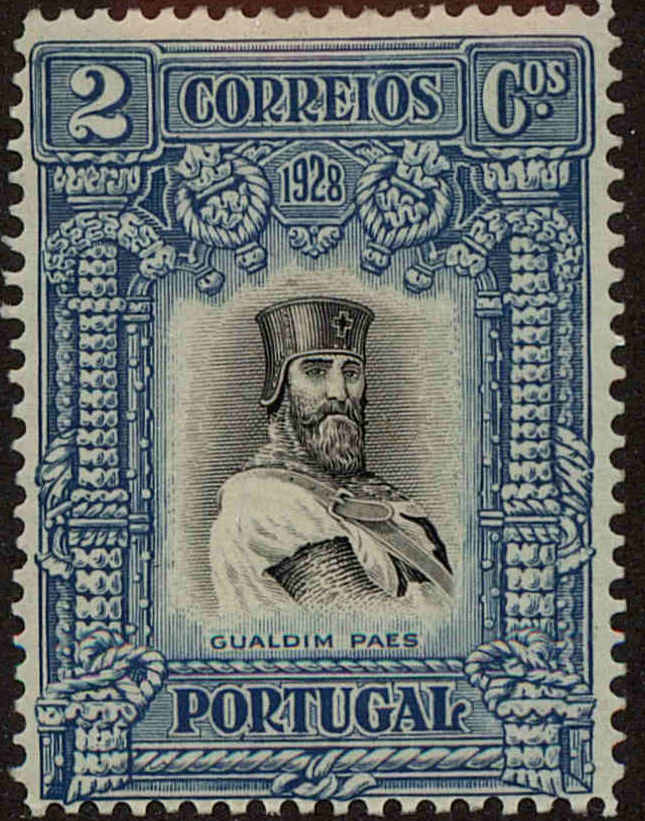 Front view of Portugal 437 collectors stamp