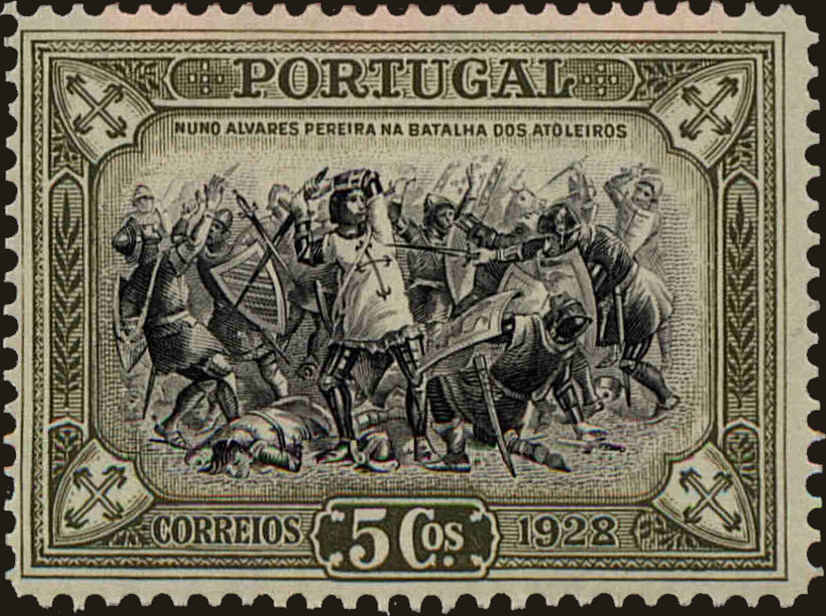 Front view of Portugal 440 collectors stamp