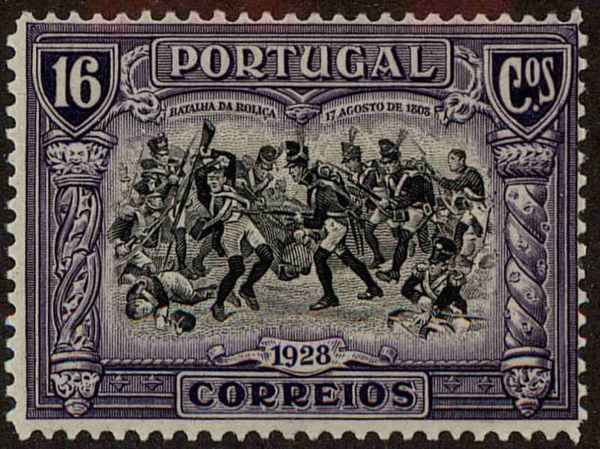 Front view of Portugal 443 collectors stamp