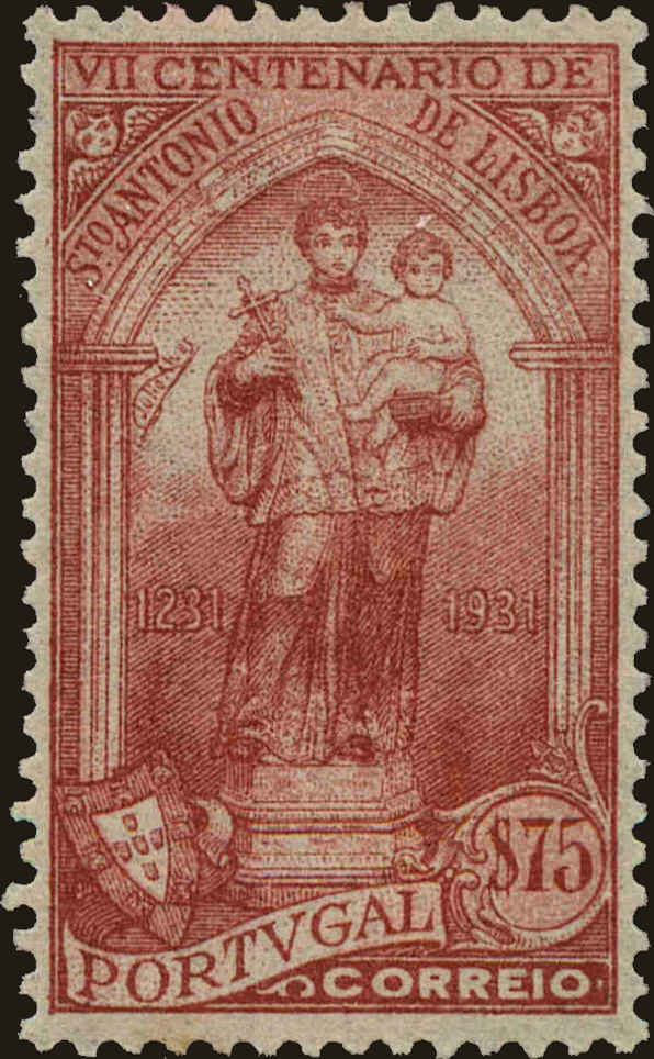 Front view of Portugal 531 collectors stamp