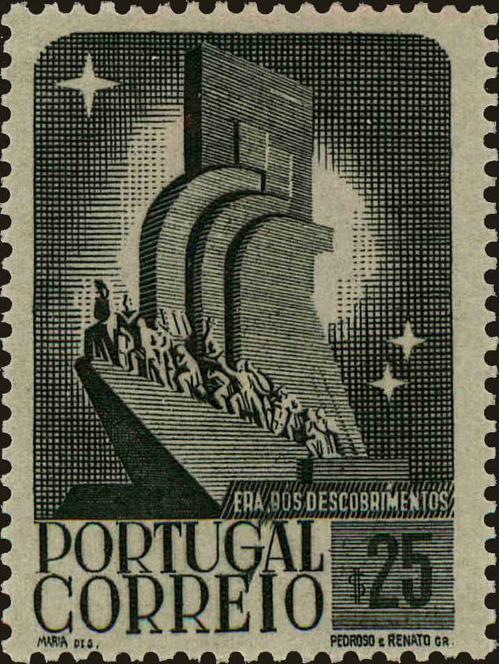 Front view of Portugal 589 collectors stamp