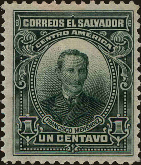 Front view of Salvador, El 474 collectors stamp