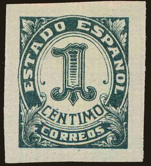 Front view of Spain 662 collectors stamp