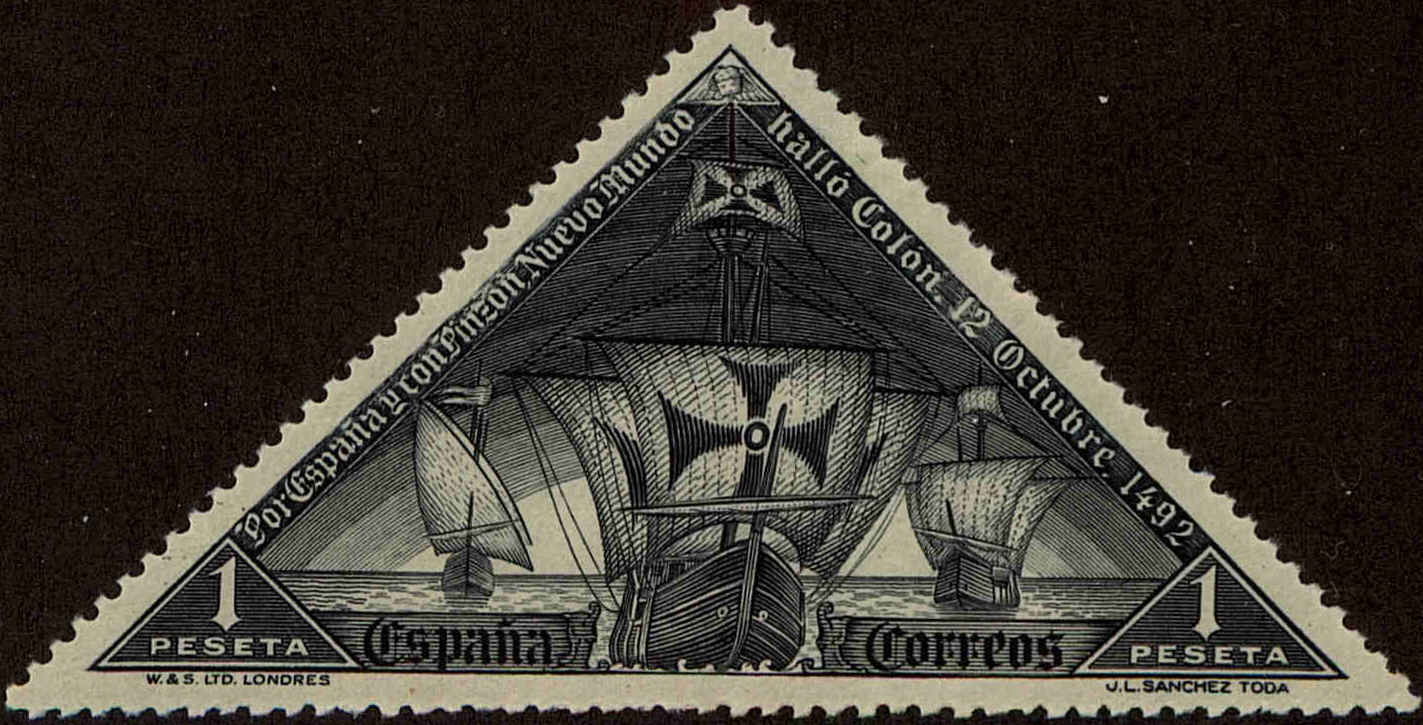 Front view of Spain 430 collectors stamp