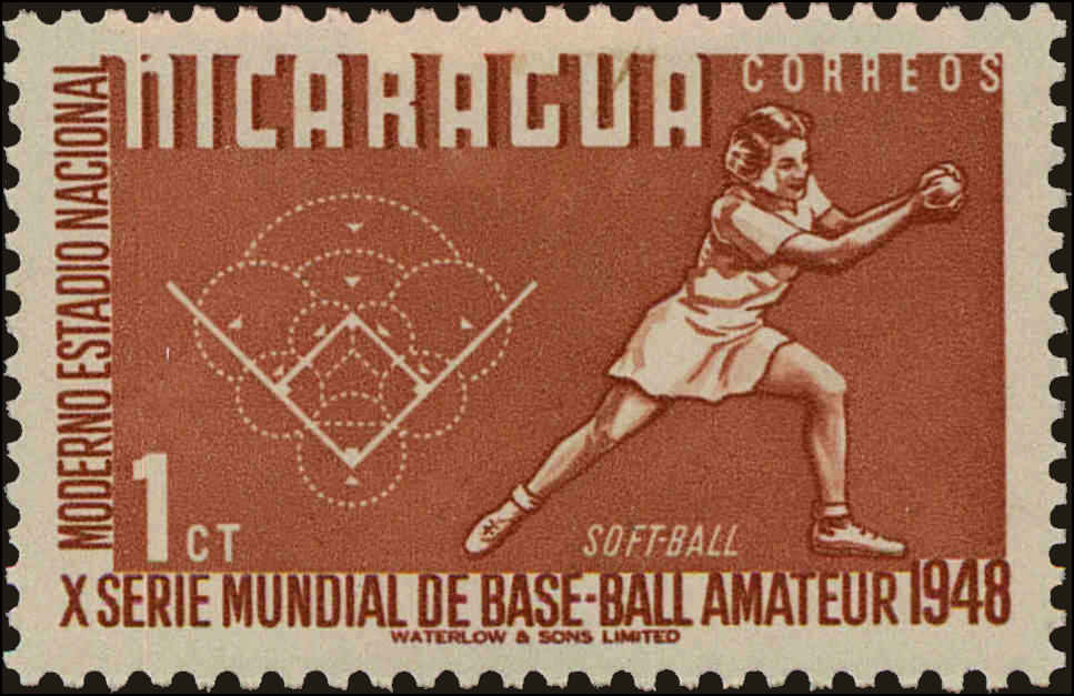 Front view of Nicaragua 717 collectors stamp