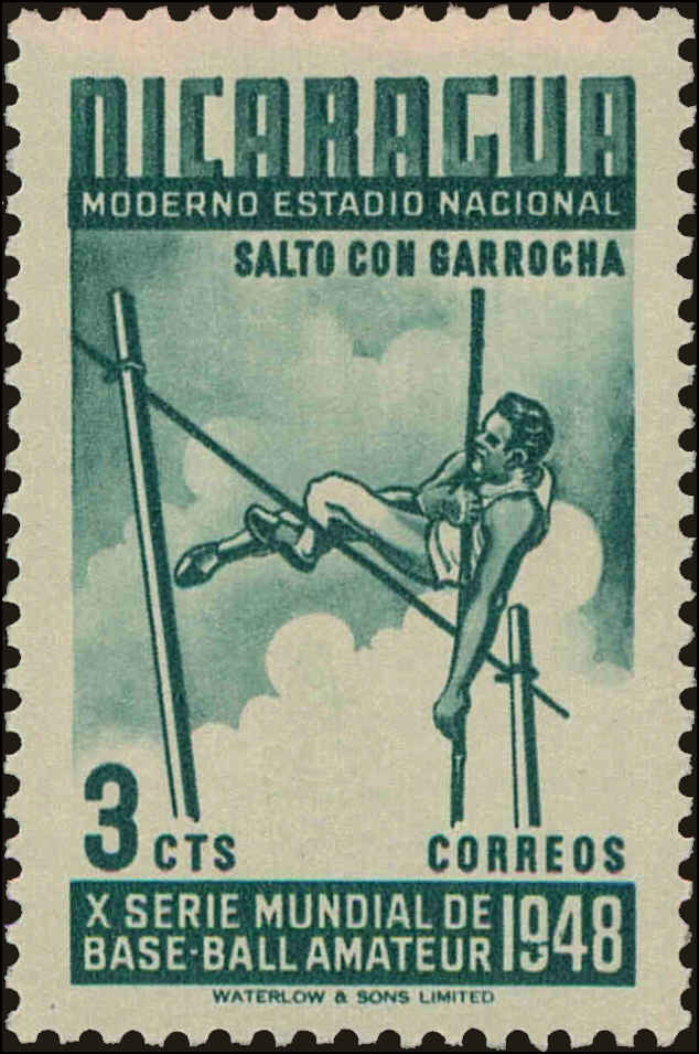Front view of Nicaragua 719 collectors stamp