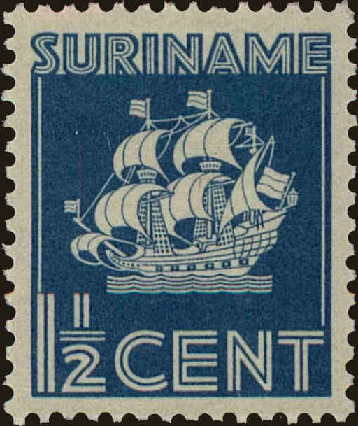 Front view of Surinam 144 collectors stamp