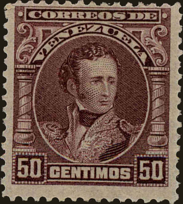Front view of Venezuela 235 collectors stamp