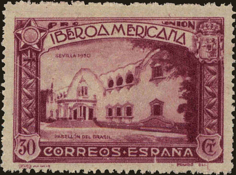 Front view of Spain 441 collectors stamp