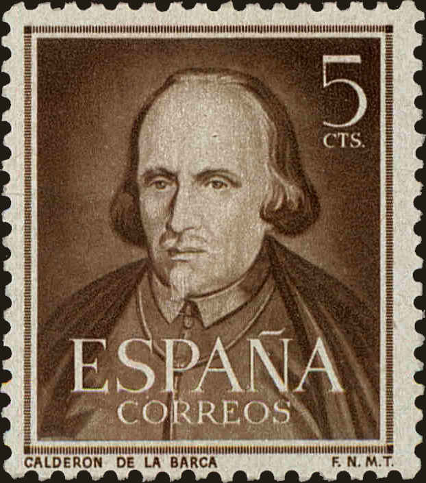 Front view of Spain 772 collectors stamp