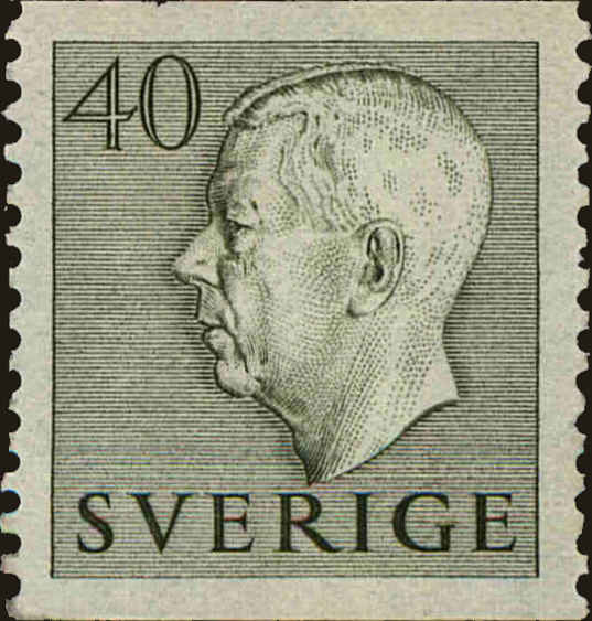Front view of Sweden 459 collectors stamp