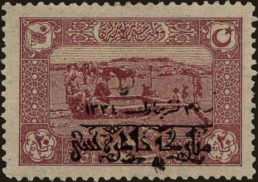 Front view of Turkey 562 collectors stamp