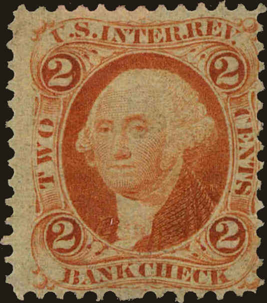 Front view of United States R6c collectors stamp