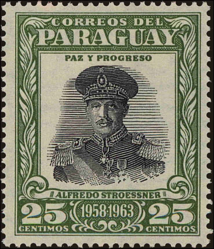 Front view of Paraguay 539 collectors stamp