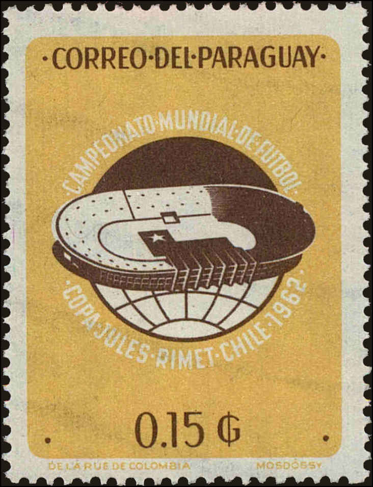 Front view of Paraguay 684 collectors stamp