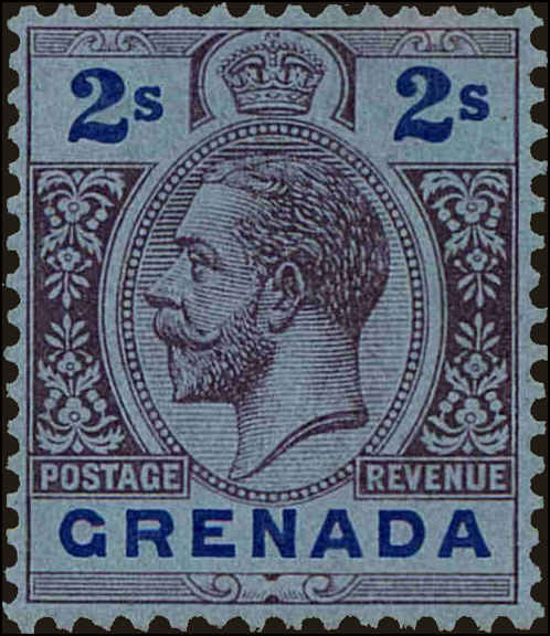 Front view of Denmark 86 collectors stamp