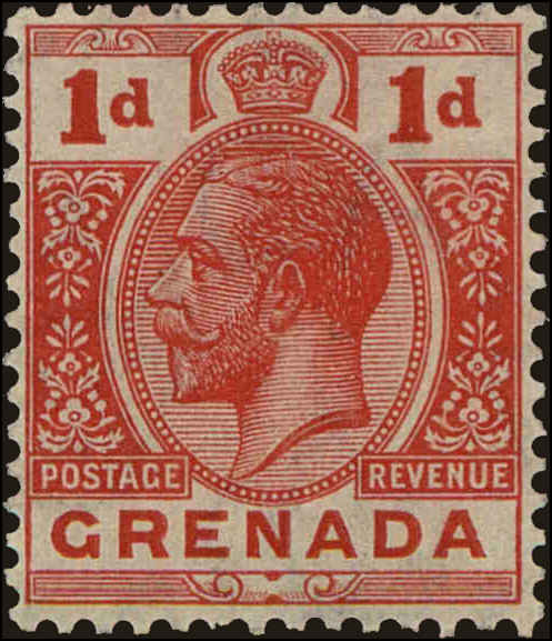 Front view of Denmark 80a collectors stamp