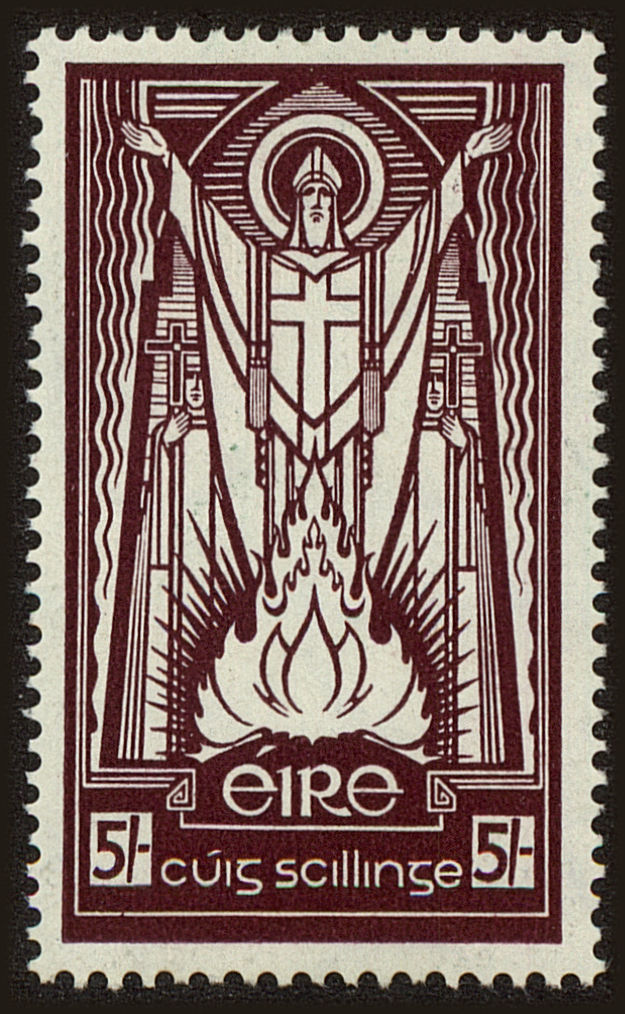 Front view of Ireland 122 collectors stamp