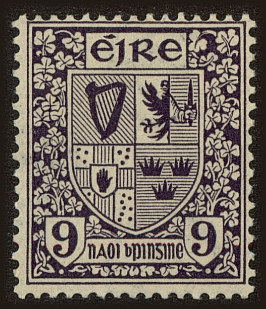 Front view of Ireland 74 collectors stamp