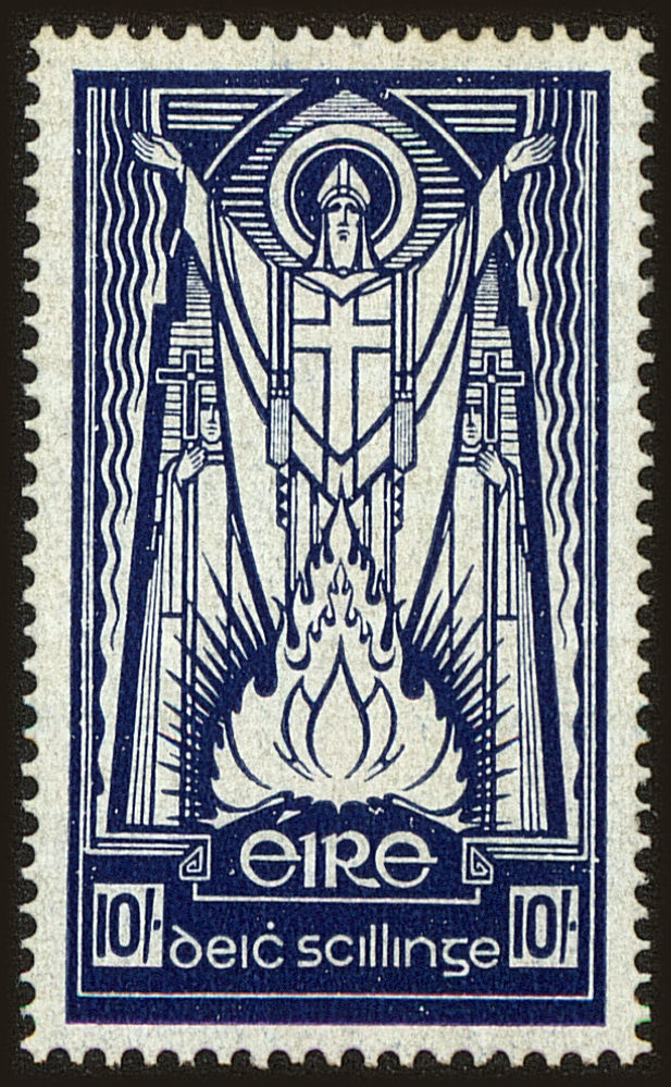 Front view of Ireland 123 collectors stamp