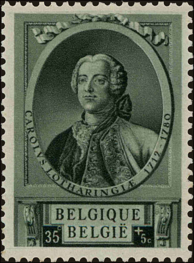 Front view of Belgium B294 collectors stamp