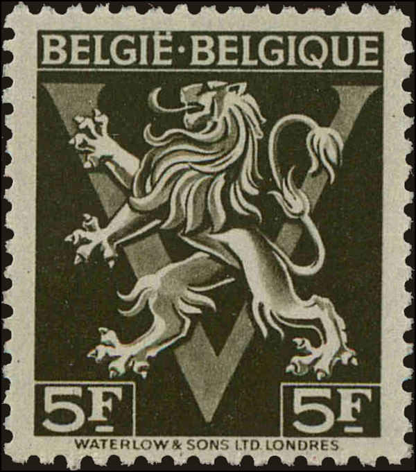 Front view of Belgium 352 collectors stamp