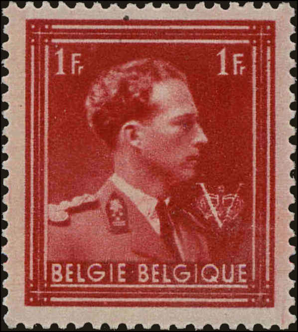 Front view of Belgium 354 collectors stamp