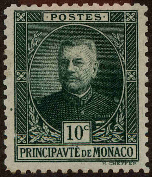 Front view of Monaco 50 collectors stamp
