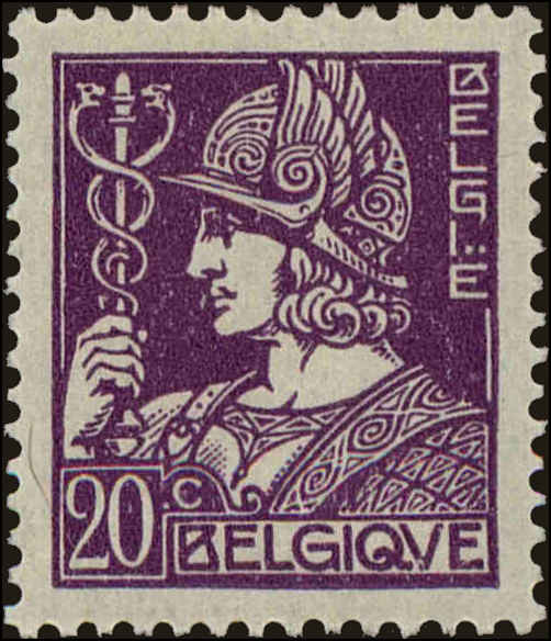 Front view of Belgium 248 collectors stamp