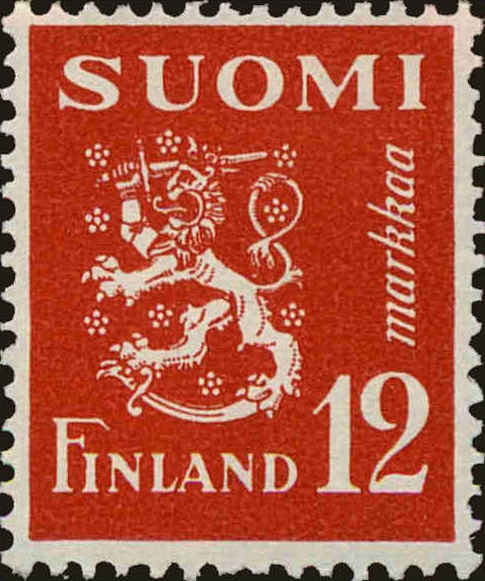 Front view of Finland 294 collectors stamp