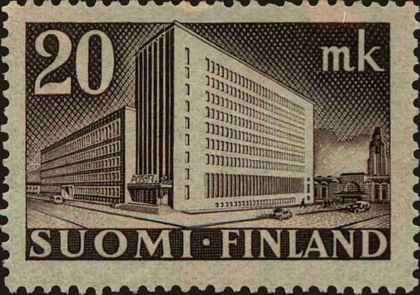 Front view of Finland 248 collectors stamp