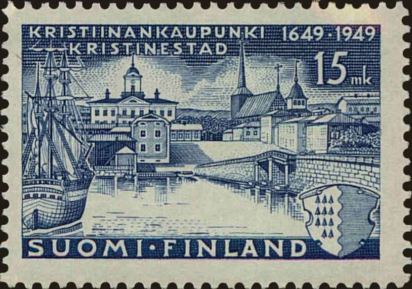 Front view of Finland 287 collectors stamp