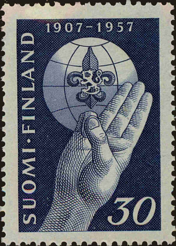 Front view of Finland 346 collectors stamp