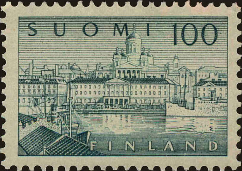 Front view of Finland 357 collectors stamp