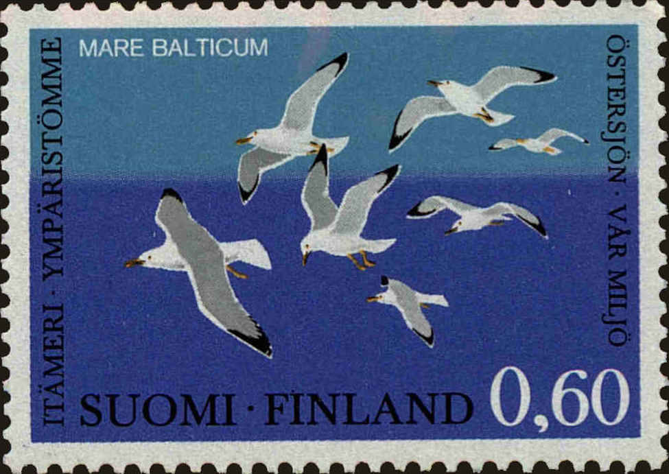 Front view of Finland 545 collectors stamp