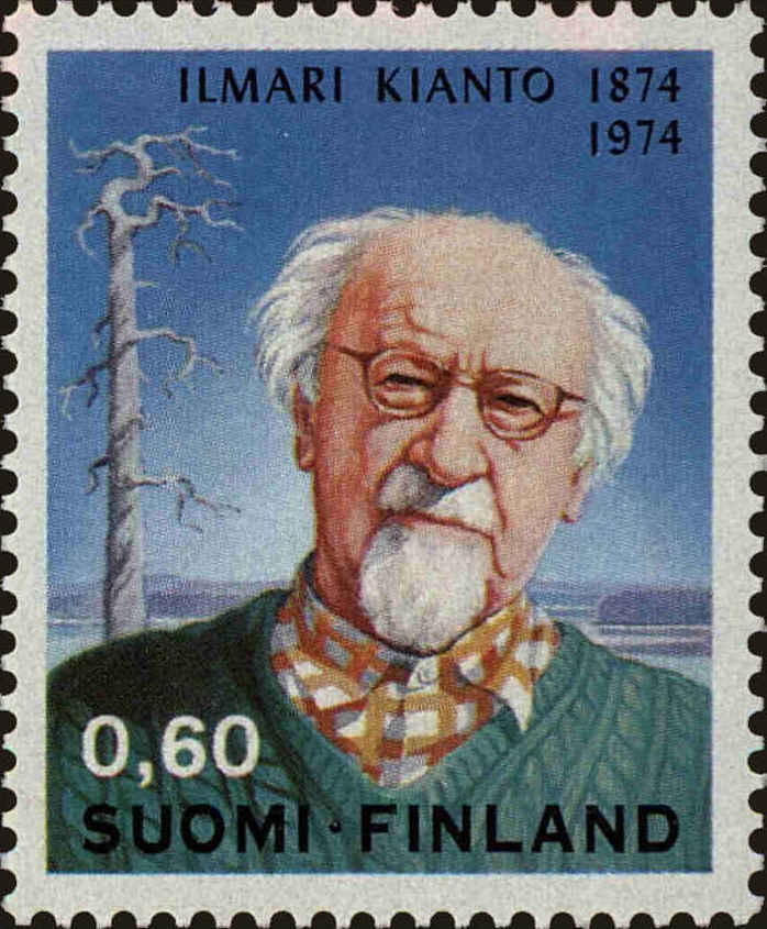 Front view of Finland 547 collectors stamp