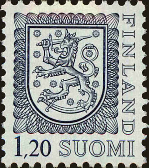 Front view of Finland 565 collectors stamp