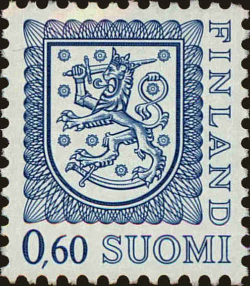 Front view of Finland 560 collectors stamp