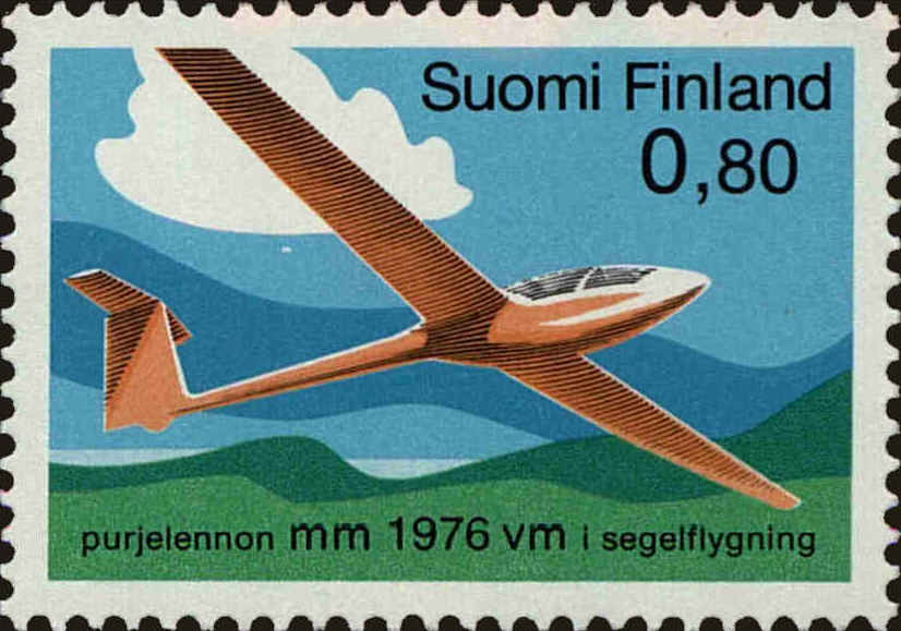 Front view of Finland 583 collectors stamp