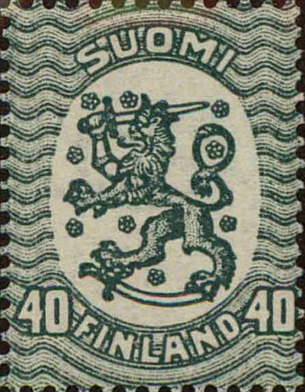 Front view of Finland 144 collectors stamp