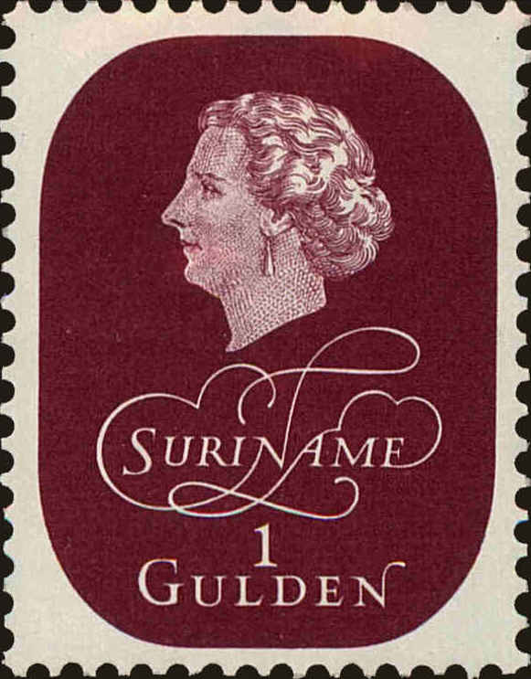 Front view of Surinam 272 collectors stamp