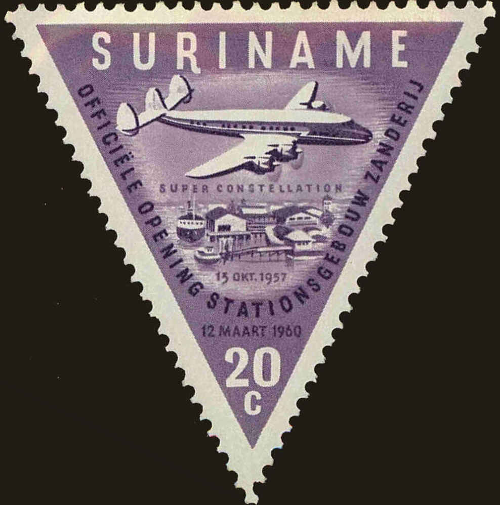 Front view of Surinam 280 collectors stamp