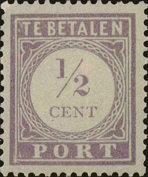 Front view of Surinam J17 collectors stamp