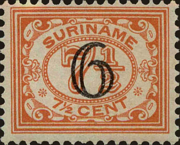 Front view of Surinam 139 collectors stamp