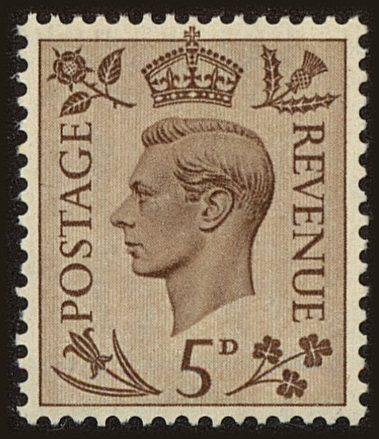 Front view of Great Britain 242 collectors stamp