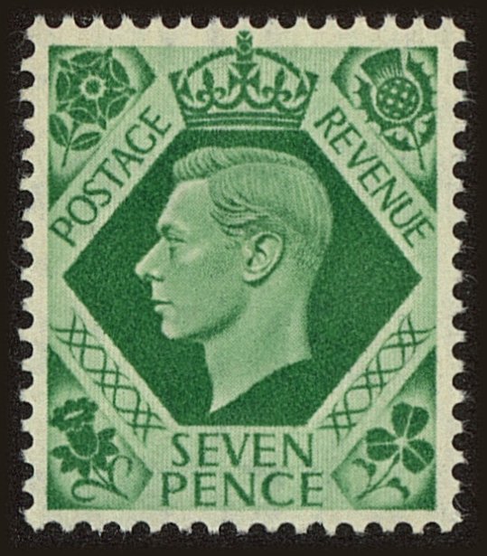 Front view of Great Britain 244 collectors stamp