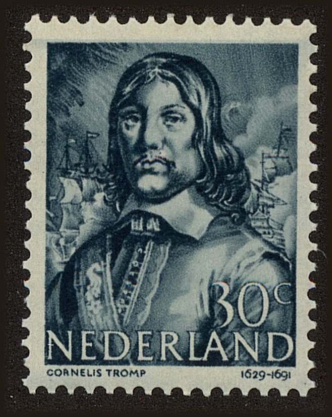 Front view of Netherlands 260 collectors stamp